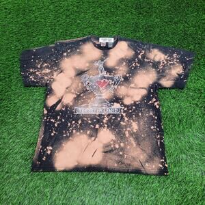 Vintage 90s Good Husband Shirt Large 22x26 Bleached Black